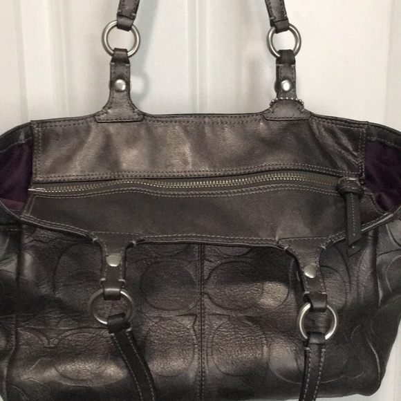 Dark Grey Coach Bag - Picture 5 of 6